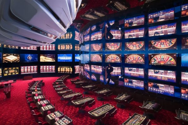cameras watch casino gamblers