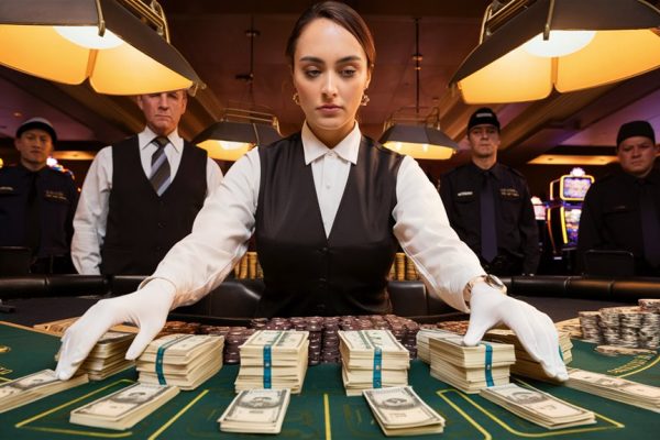 dealers managing casino victories