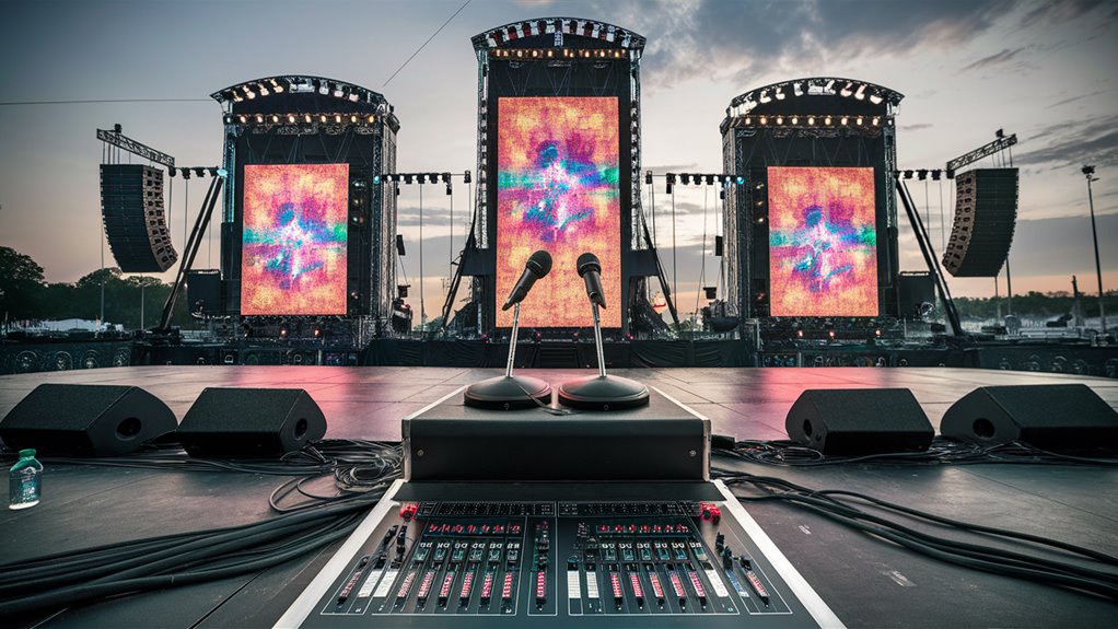 festival karaoke system installation