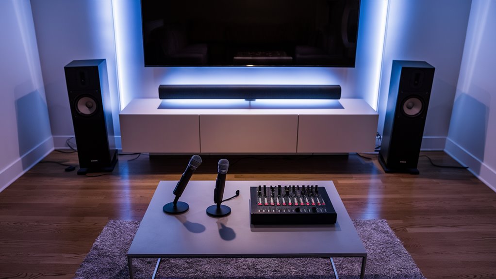 install audio equipment setup