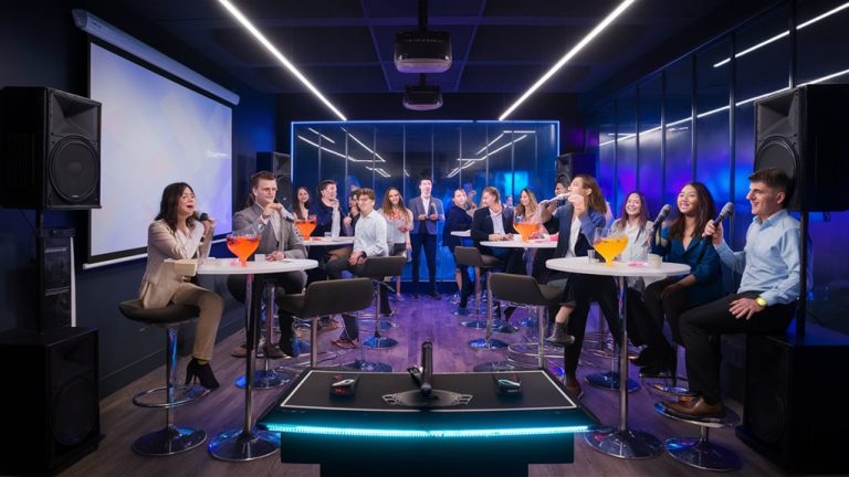 plan corporate karaoke party