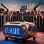 portable entertainment through singing