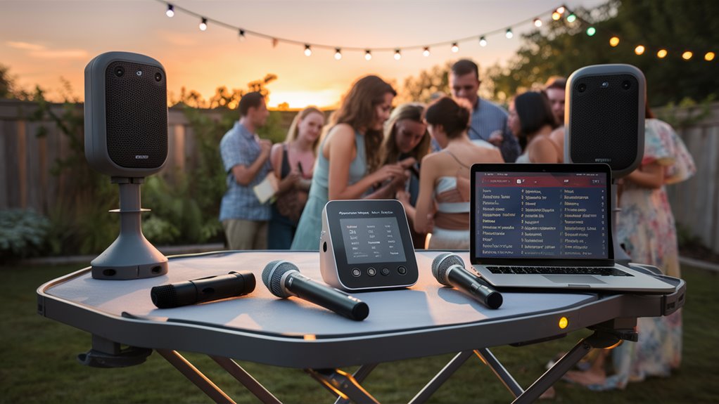 portable singing entertainment system