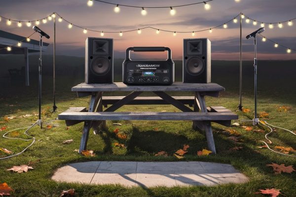 singing outside under sky
