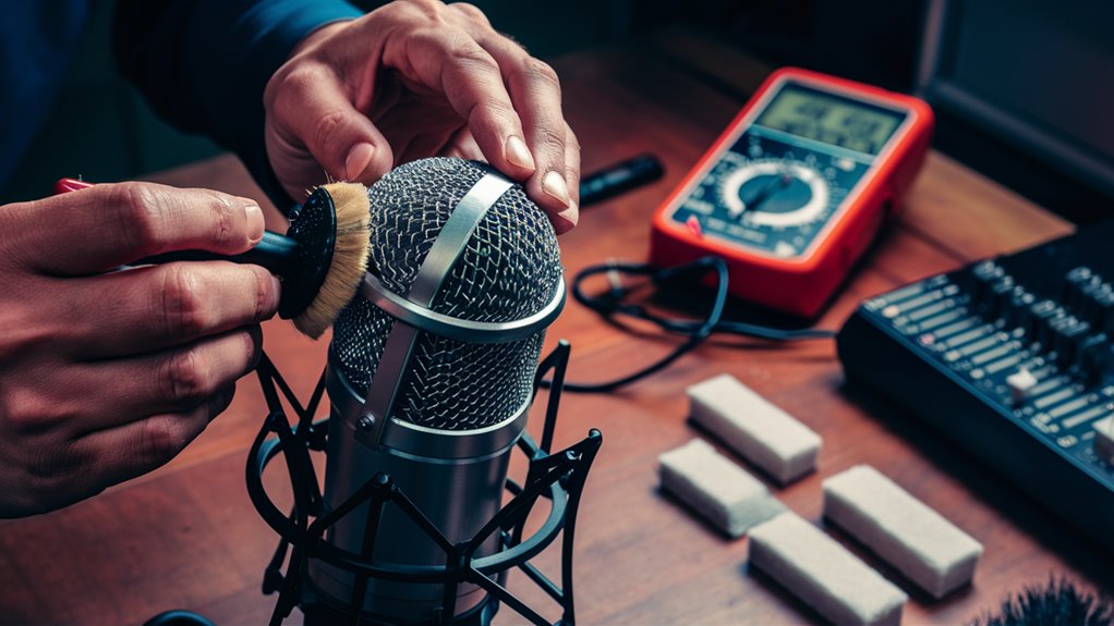 testing and maintaining microphones