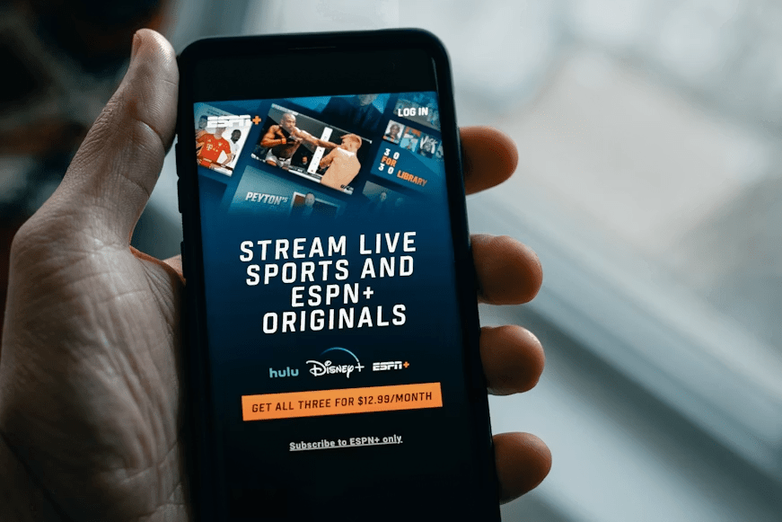 Sports streaming and television broadcast concept representing changing media rights agreements.
